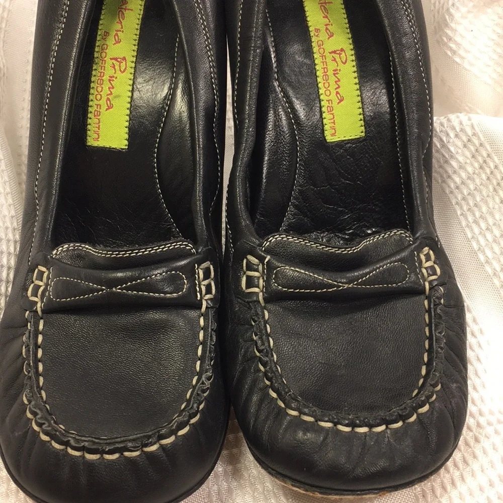 Materia Prima by Goffredo Fantini leather 3” heel